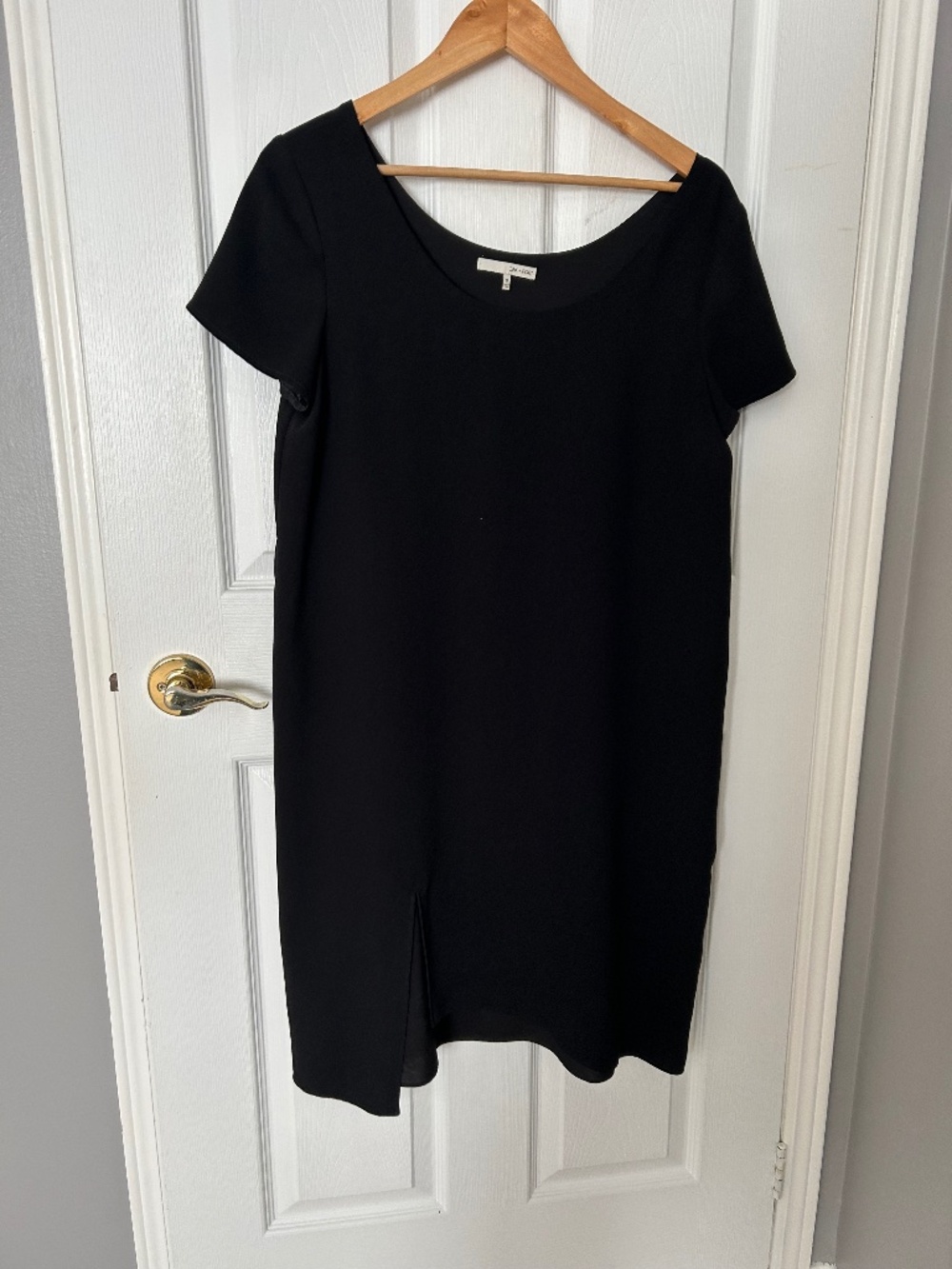 🖤 Oak + Fort Black Dress | Minimalist Classic | Size M